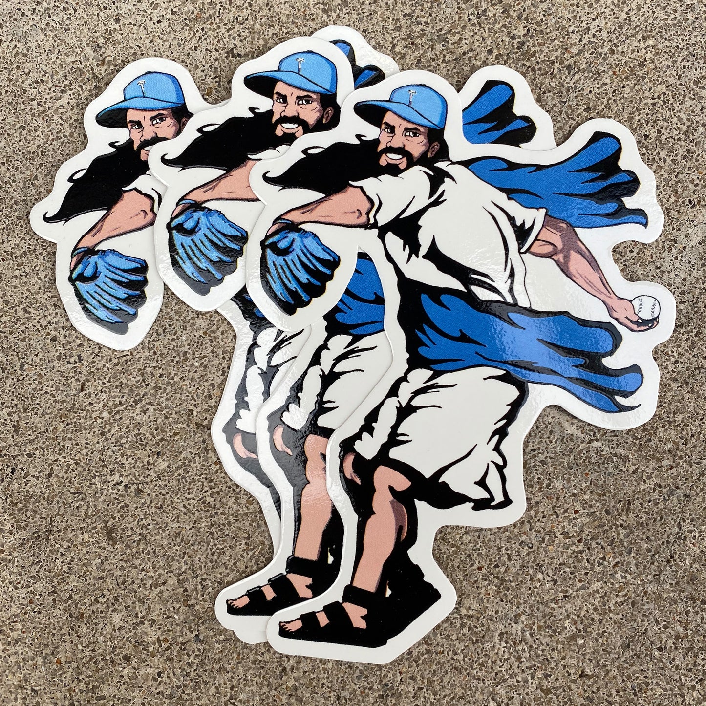 Strikeout Jesus Sticker Pack