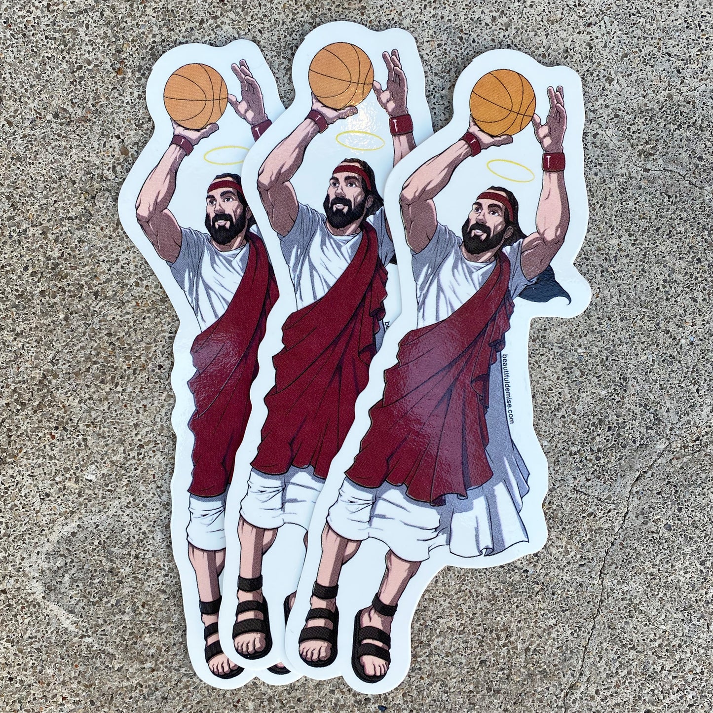 Jumpshot Jesus Sticker Pack